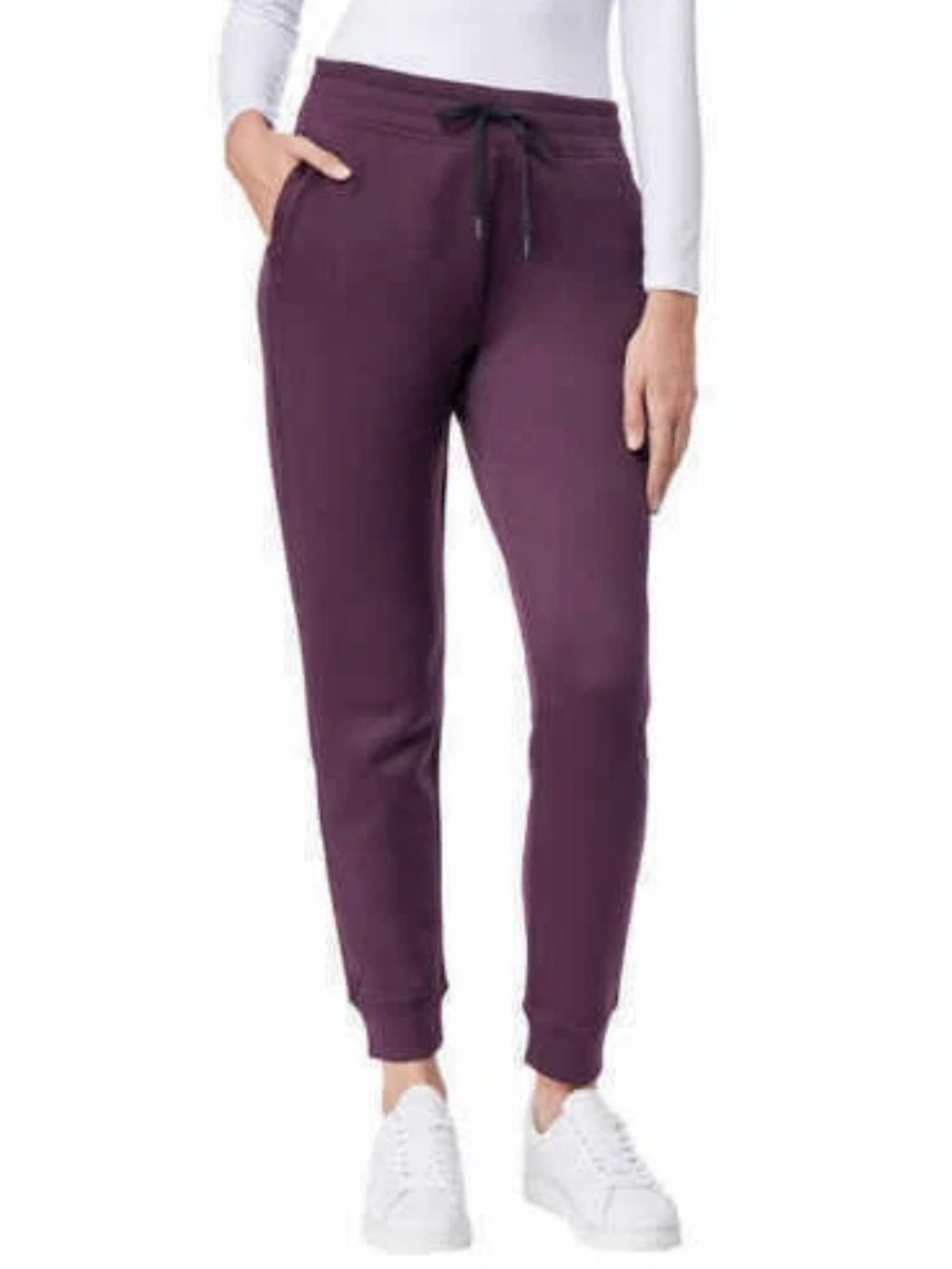 32 Degrees Heat Plum Drawstring Jogger Pants